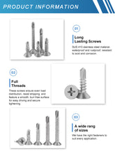 S/S 410 Flat Head Self Drilling Screw